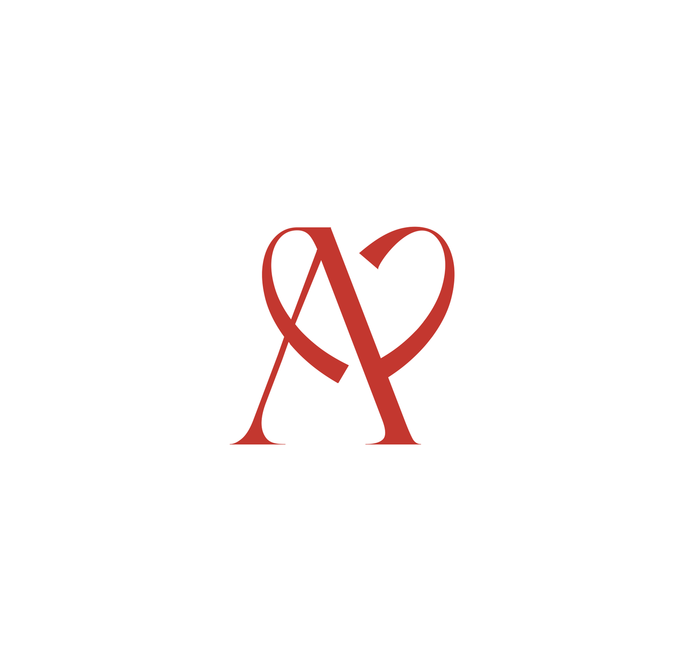 Ansh and Pranali monogram